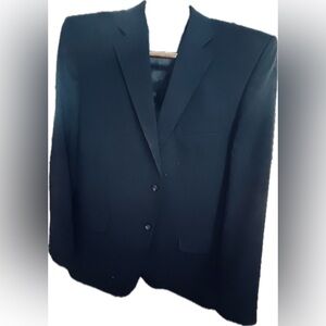Classic Navy Blue Single Breasted  Men's Blazer